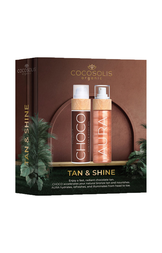 Huile de bronzage & huile sèche - Tan & Shine - Corps - 2 x 110 ml