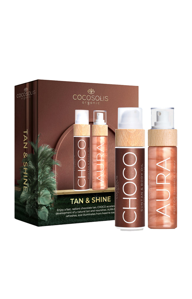 Huile de bronzage & huile sèche - Tan & Shine - Corps - 2 x 110 ml