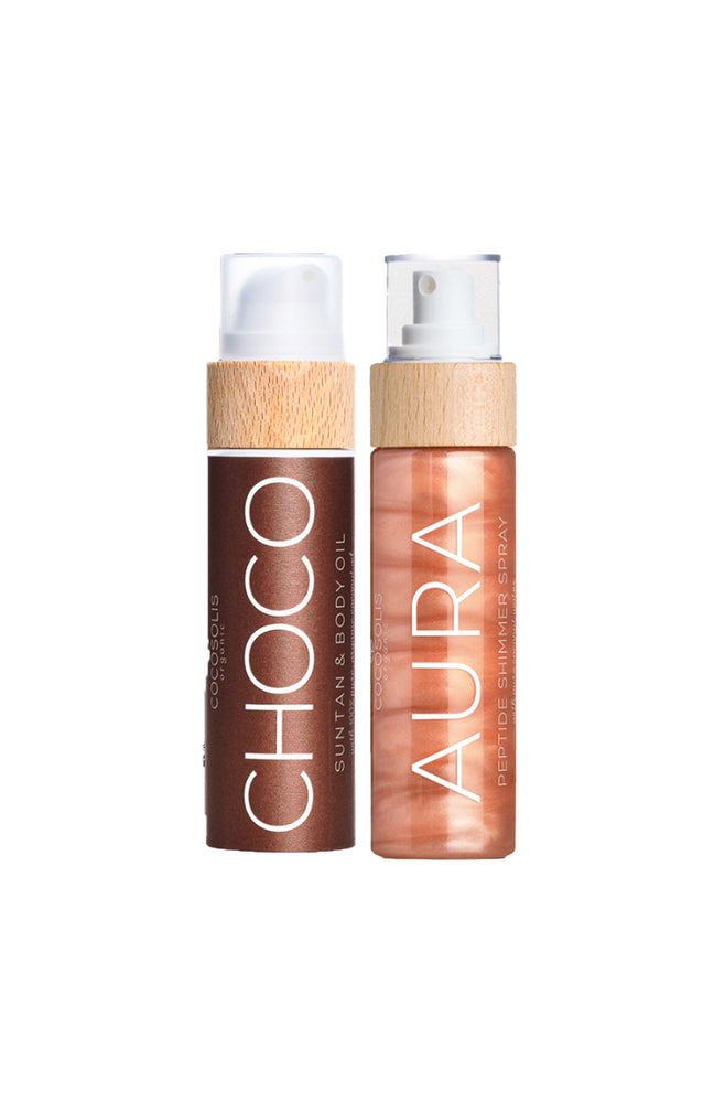 Huile de bronzage & huile sèche - Tan & Shine - Corps - 2 x 110 ml