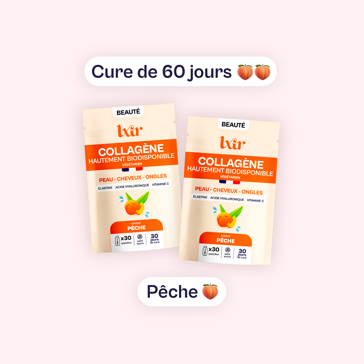 Collagène Pêche - Cure 60 jours