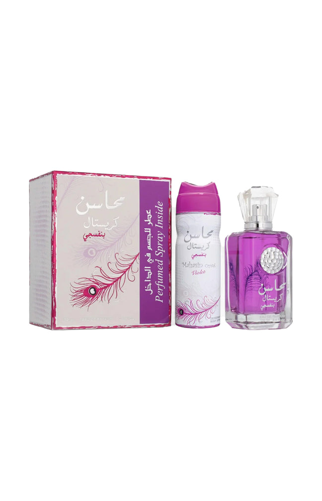 Coffret parfumé - Mahasin Crystal Violet Eau de parfum