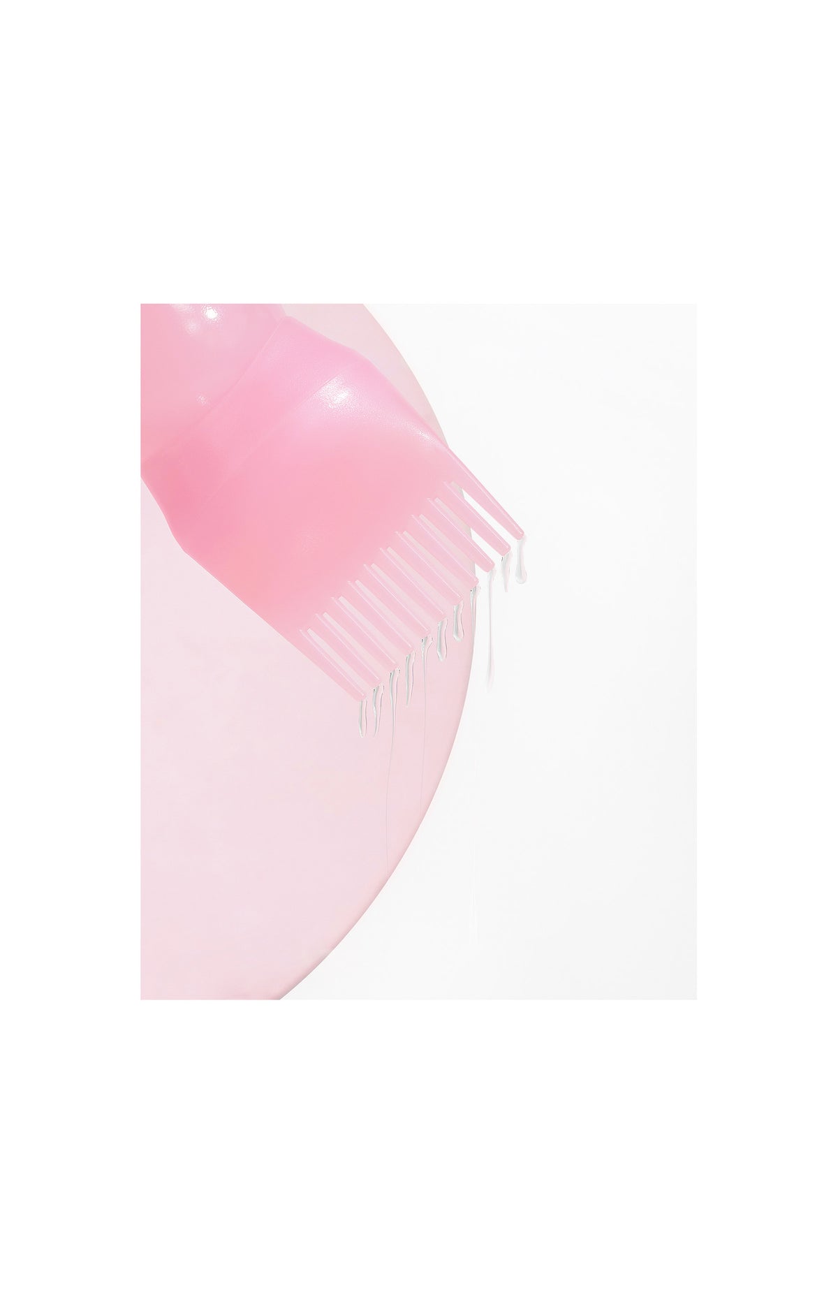 Applicateur d'huile & bonnet en satin - Rose - Cheveux
