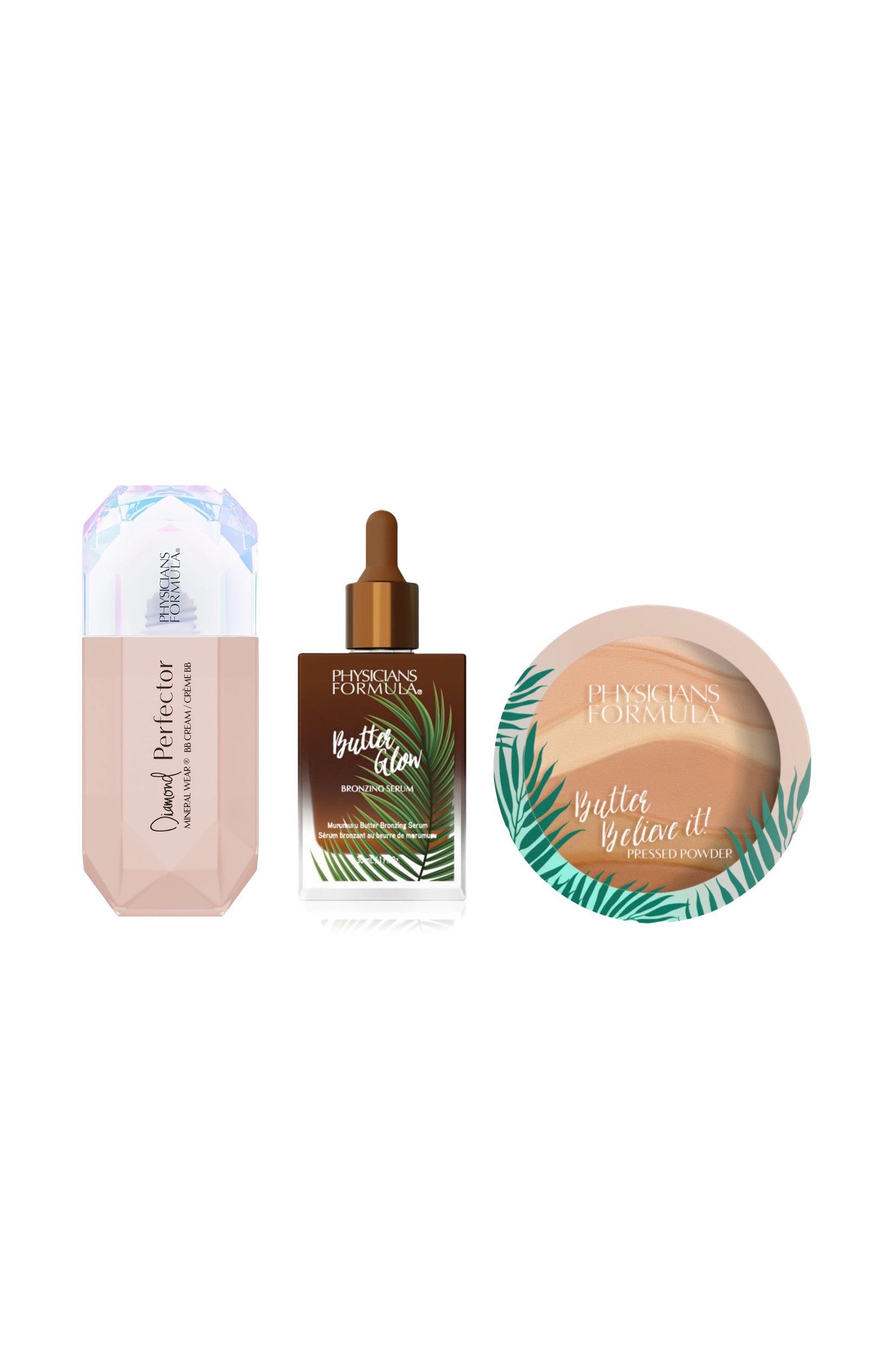 Routine teint sérum bronzant, bb crème & poudre