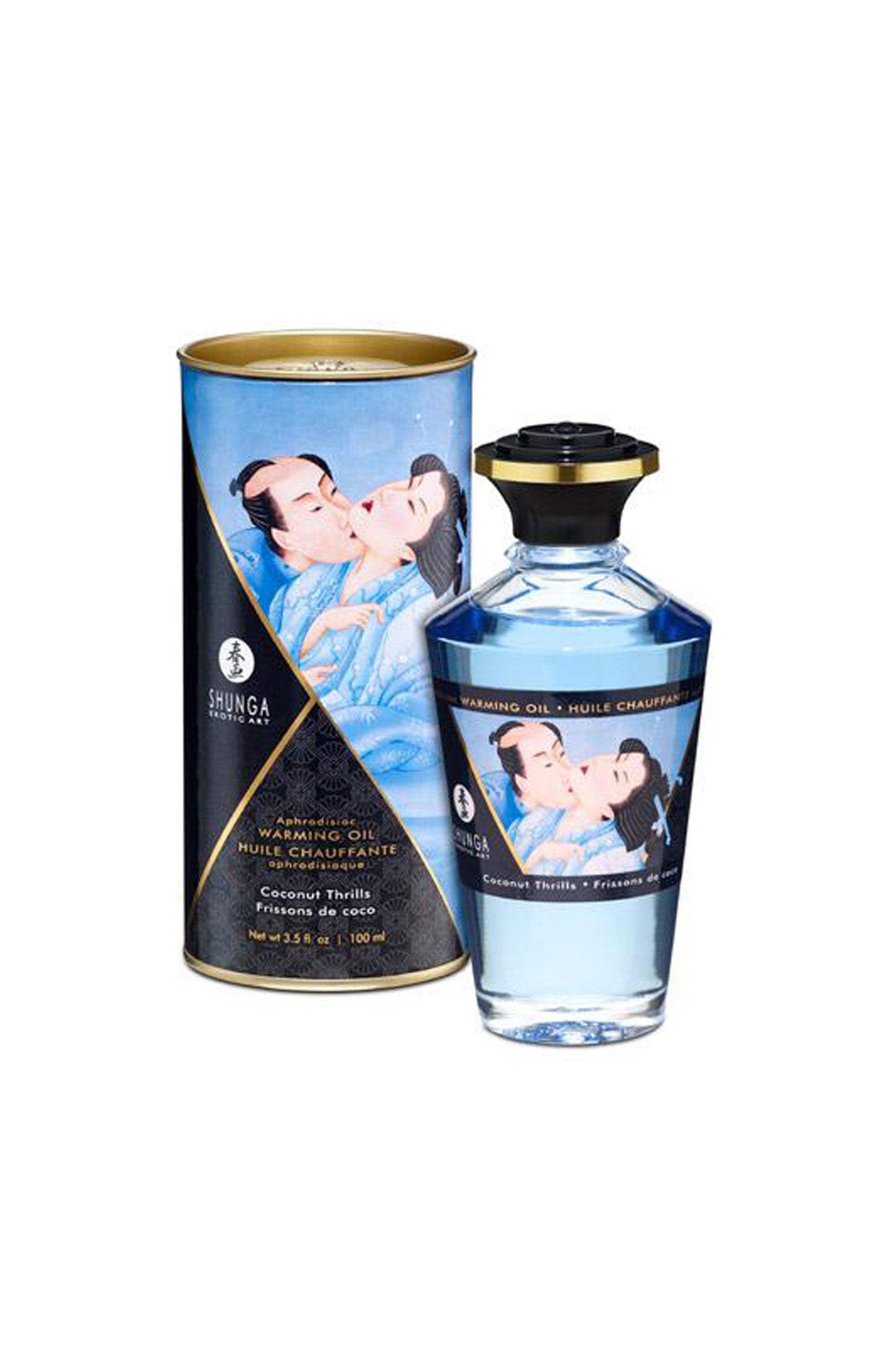 Huile chauffante aphrodisiaque - Frissons de coco - 100 ml