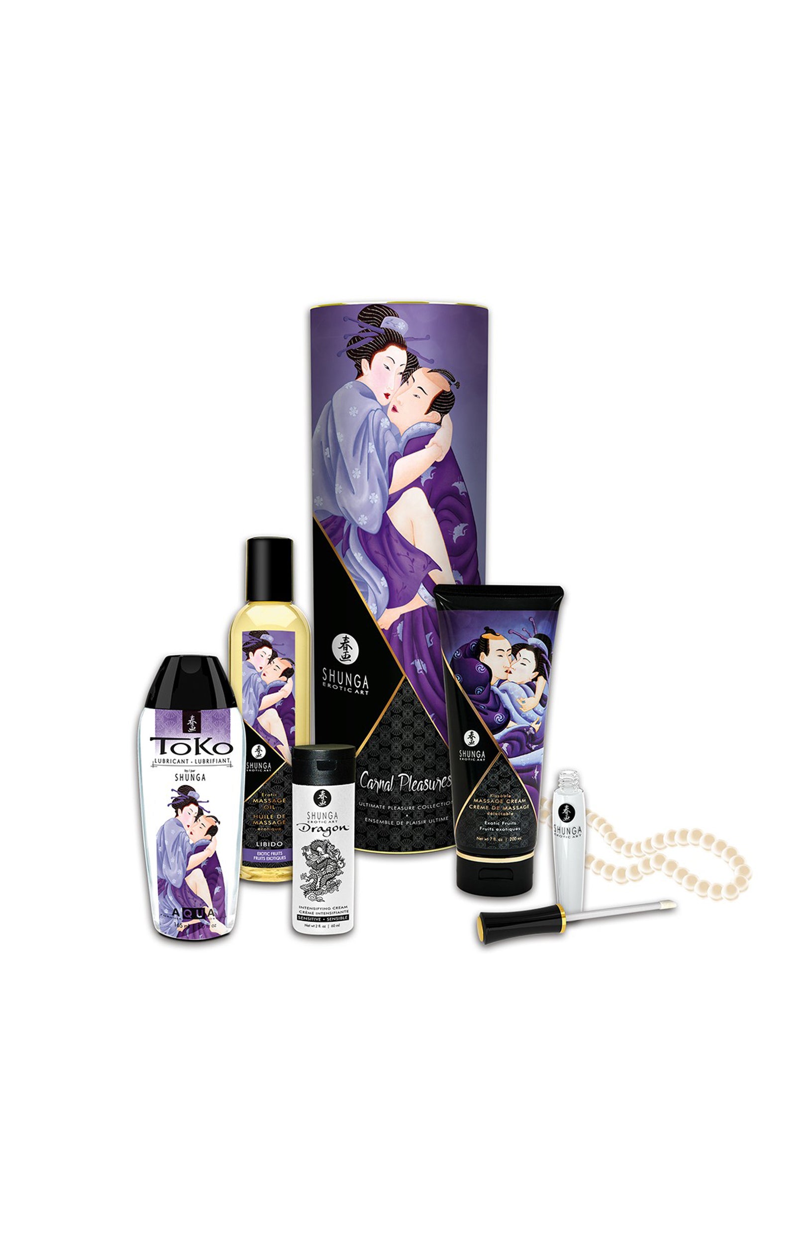 Coffret collection plaisirs charnels - 6 produits