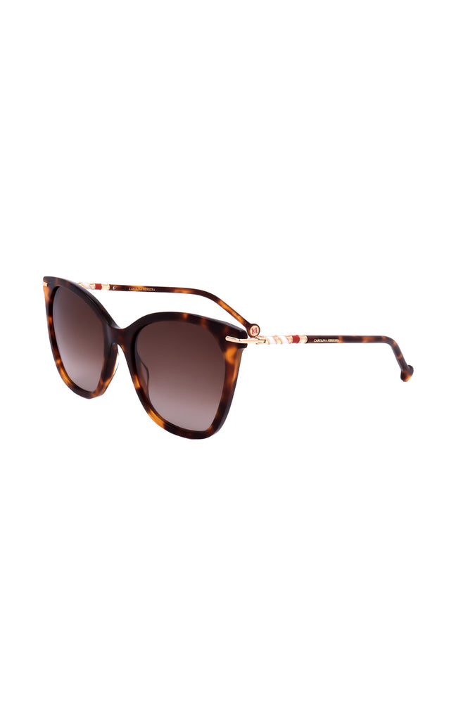 Carolina Herrera - Lunettes de soleil - Catégorie 3 - Marron
