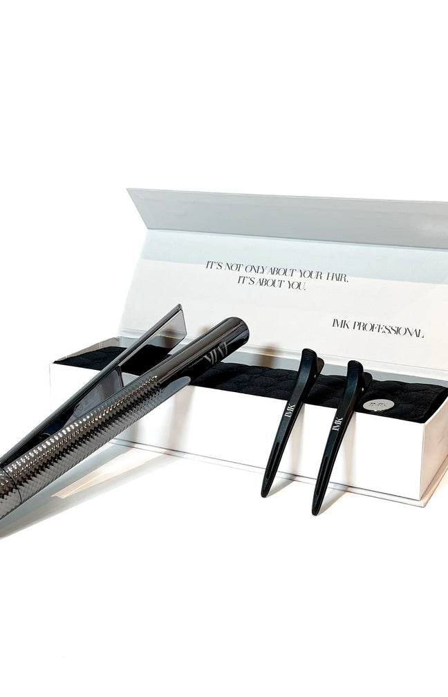 Lisseur professionnel & pinces  - Platinum - Noir
