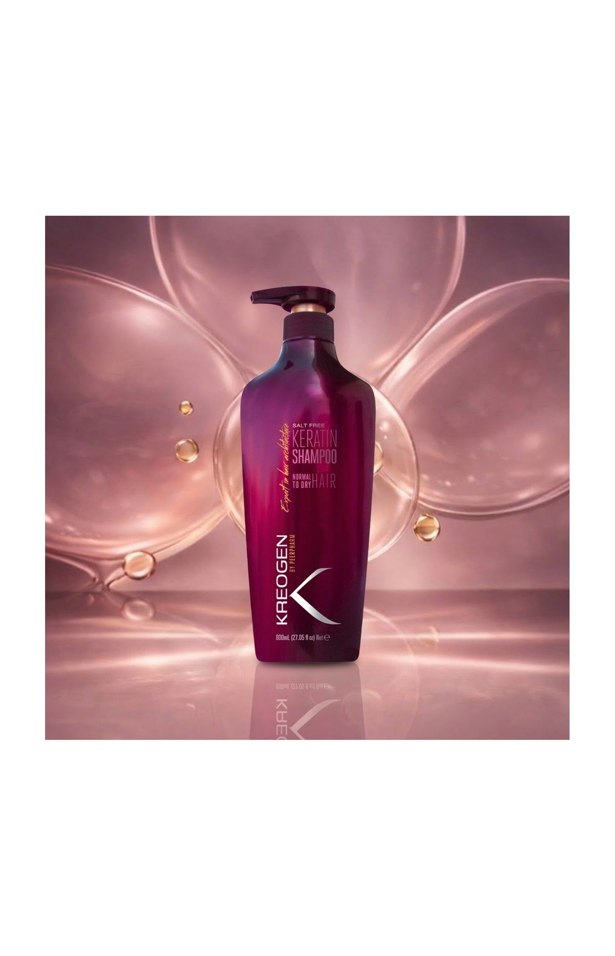 Shampoing revitalisant - Kératine - Cheveux normaux à secs - 800 ml