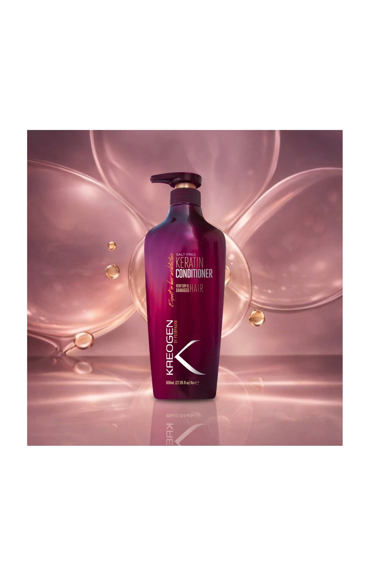 Après-shampoing nourrissant - Kératine - Cheveux secs & abîmés - 800 ml