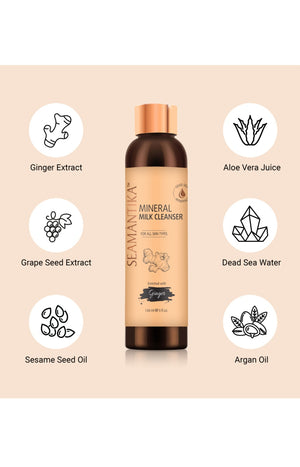Lait démaquillant lacté - Racine de gingembre - 150 ml