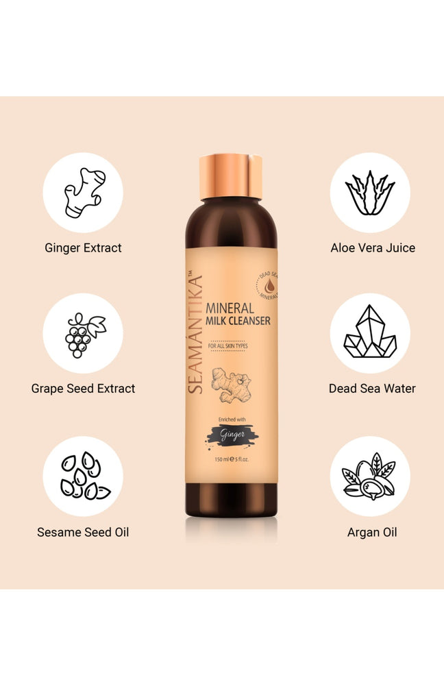 Lait démaquillant lacté - Racine de gingembre - 150 ml
