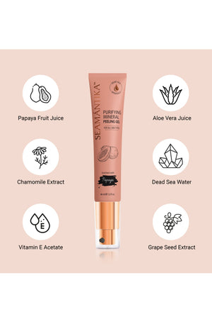 Gel exfoliant - Minéraux & Papaye - 40 ml
