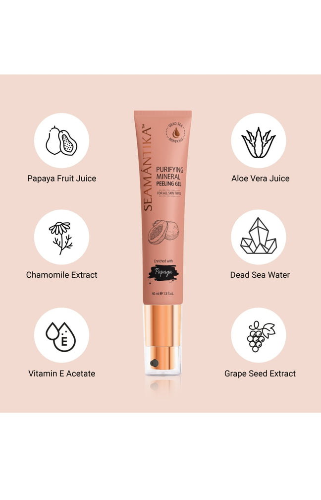 Gel exfoliant - Minéraux & Papaye - 40 ml