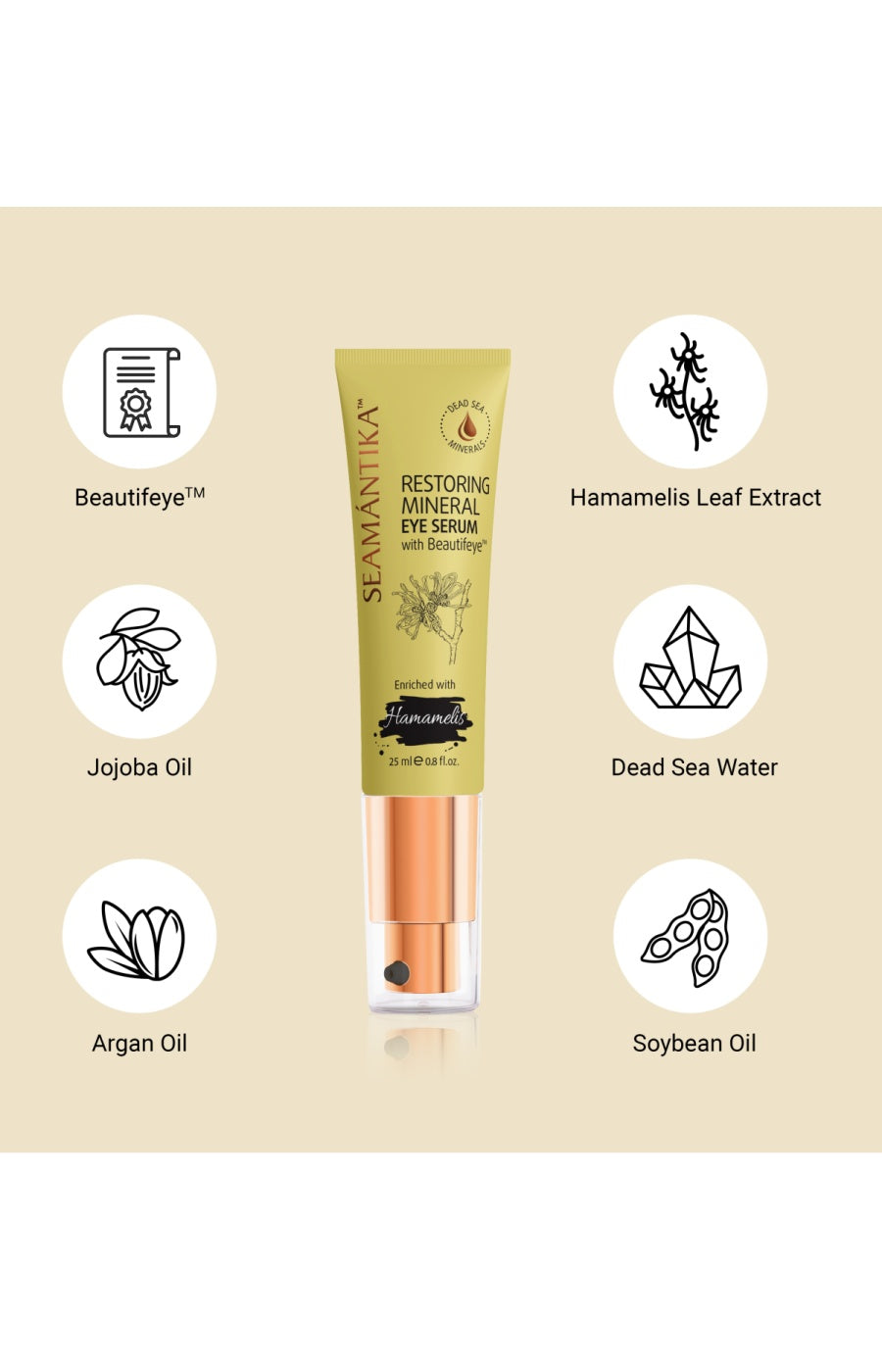 Sérum contour des yeux apaisant - Feuilles d'hamamélis - 25 ml