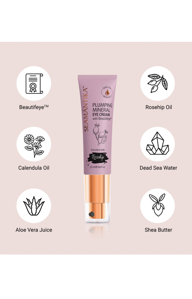 Crème contour des yeux repulpante - Huile de rose musquée - 25 ml