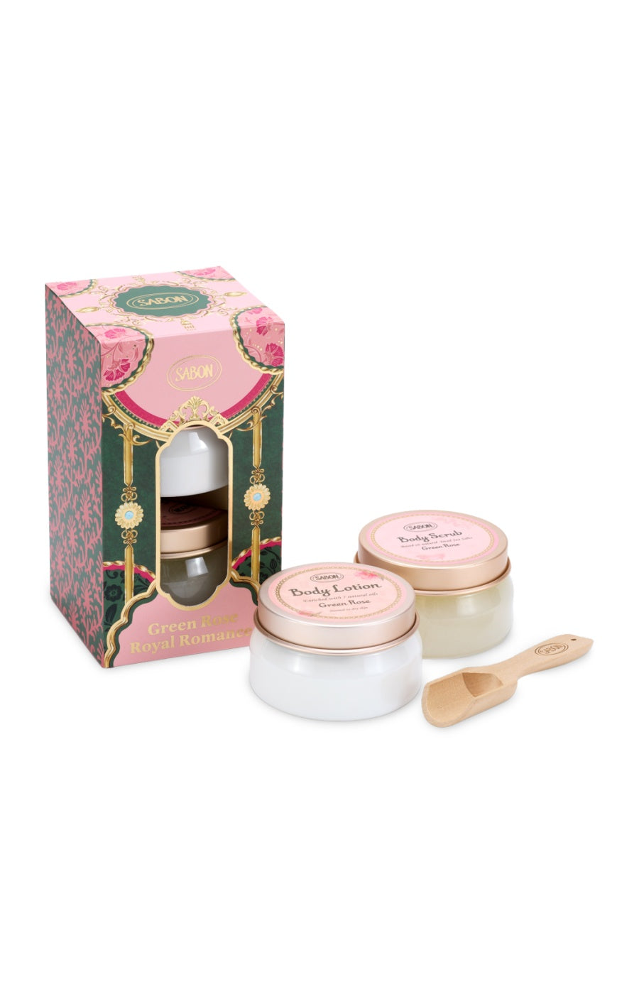 Coffret gommage & crème hydratante - Green Rose - Corps - 2 x 200 g