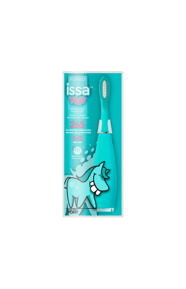 ISSA kids - Brosse à dents électrique silicone - True Blue Pony