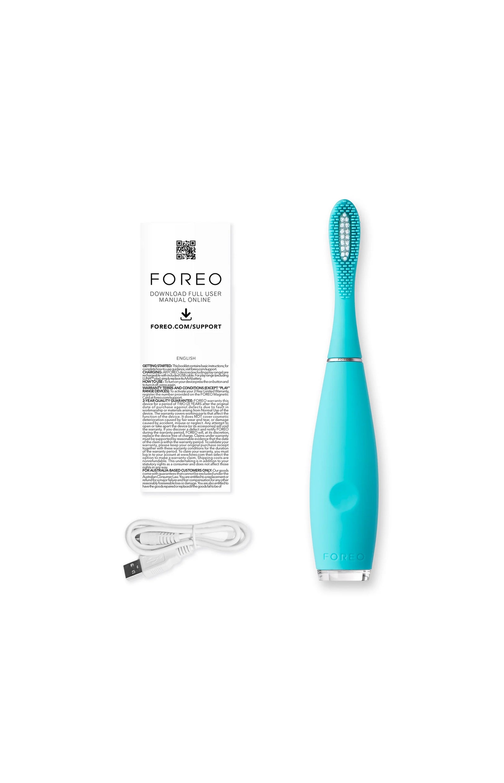 ISSA kids - Brosse à dents électrique silicone - True Blue Pony