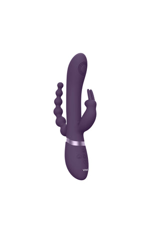 Rini – Rabbit double pénétration - Pulse wave & vibrations – Violet