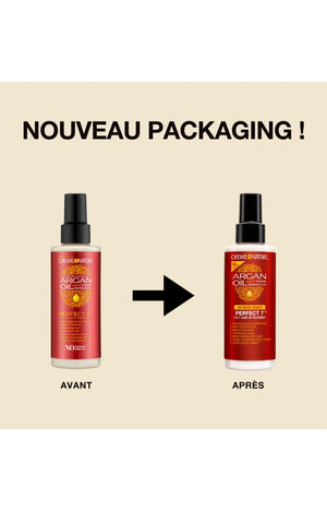 Soin protecteur sans rinçage - Huile d'argan du Maroc - Cheveux bouclés - 150 ml