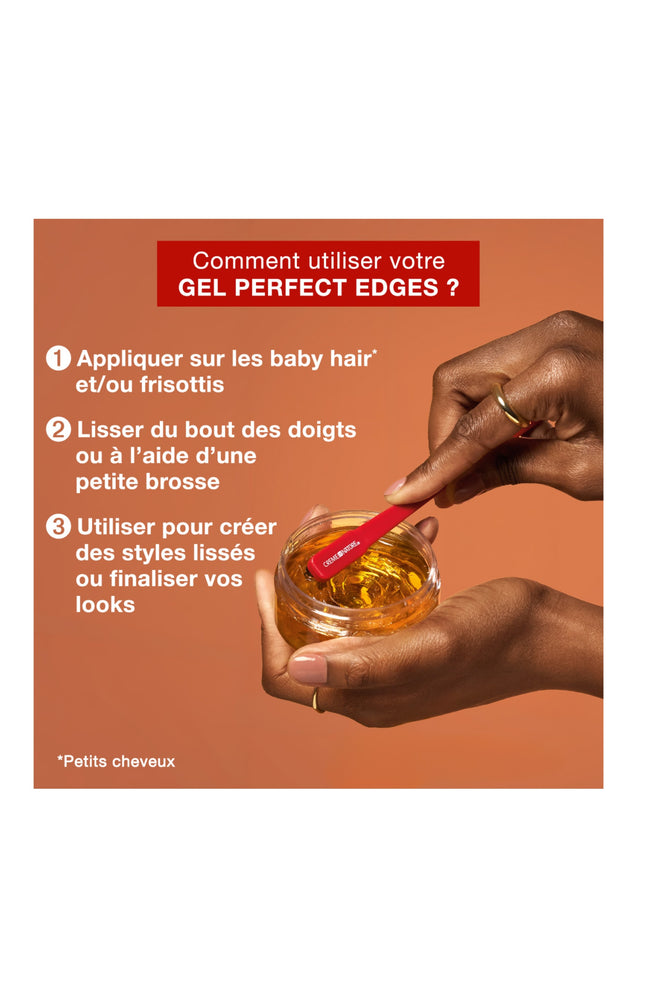 Gel coiffant baby hairs - Huile d'argan du Maroc - Cheveux naturels ou défrisés - 67 ml