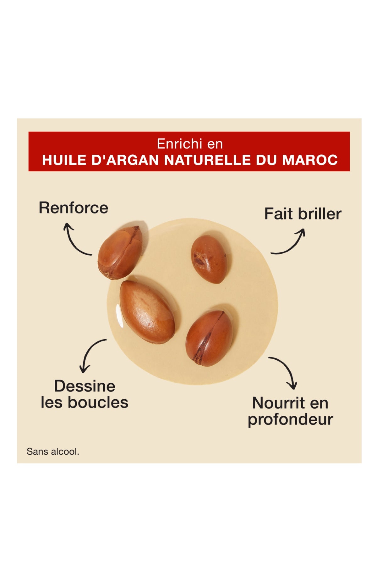 Gel coiffant baby hairs - Huile d'argan du Maroc - Cheveux naturels ou défrisés - 67 ml