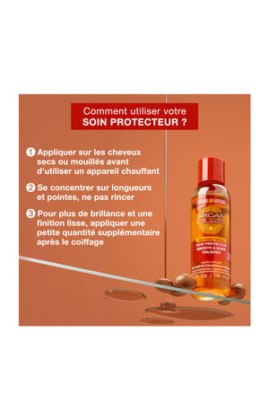 Protecteur de chaleur apaisant - Huile d’argan - 120 ml