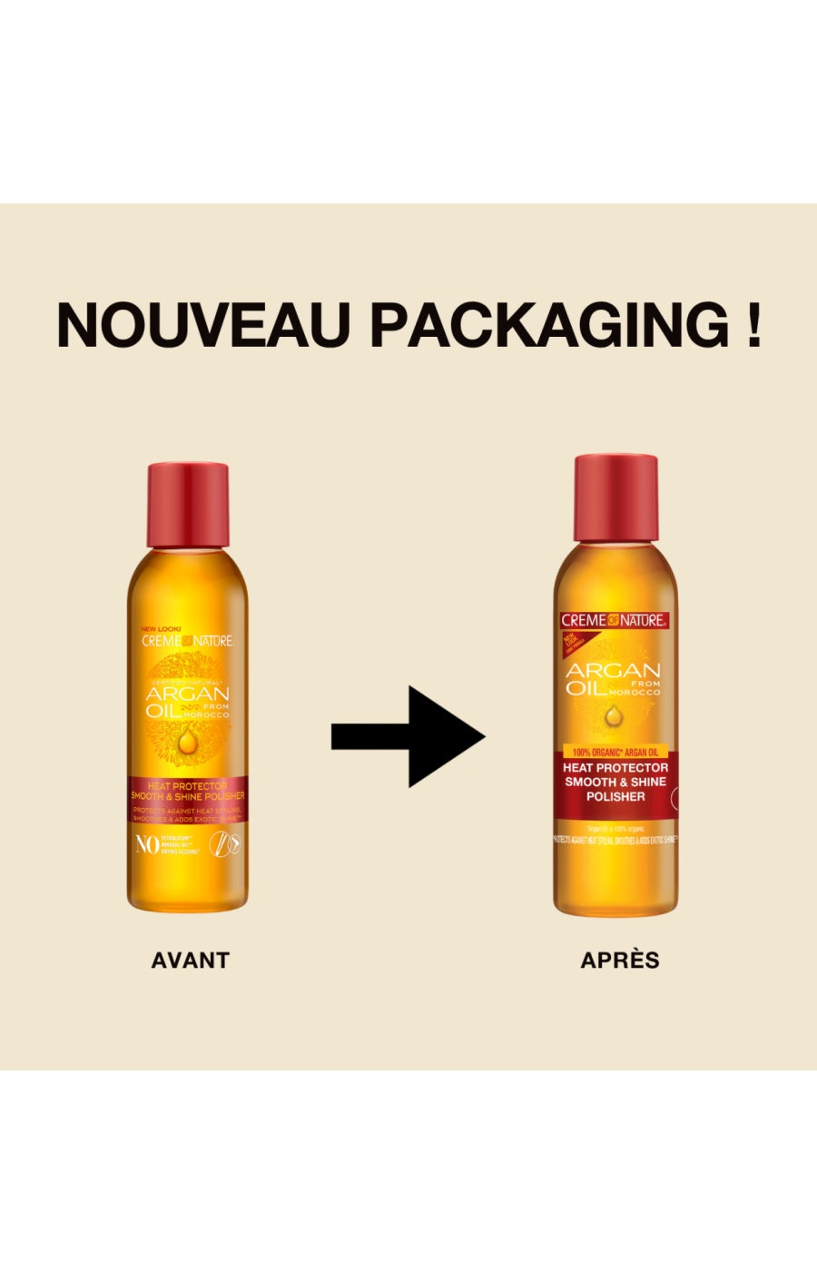 Protecteur de chaleur apaisant - Huile d’argan - 120 ml