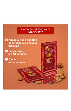 Masque hydratant - Huile d'argan - Usage unique - 50 ml