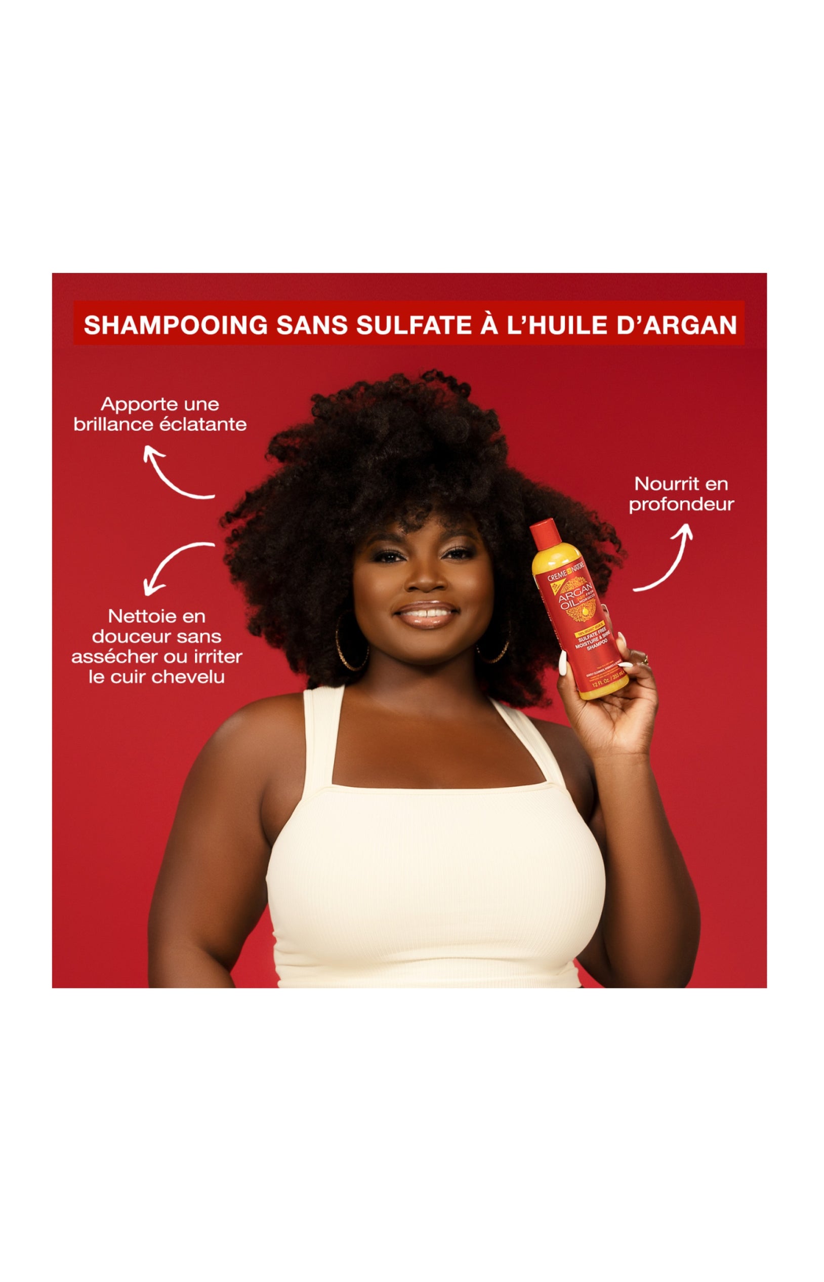 Shampoing hydratant - Huile d'argan du Maroc - 350 ml