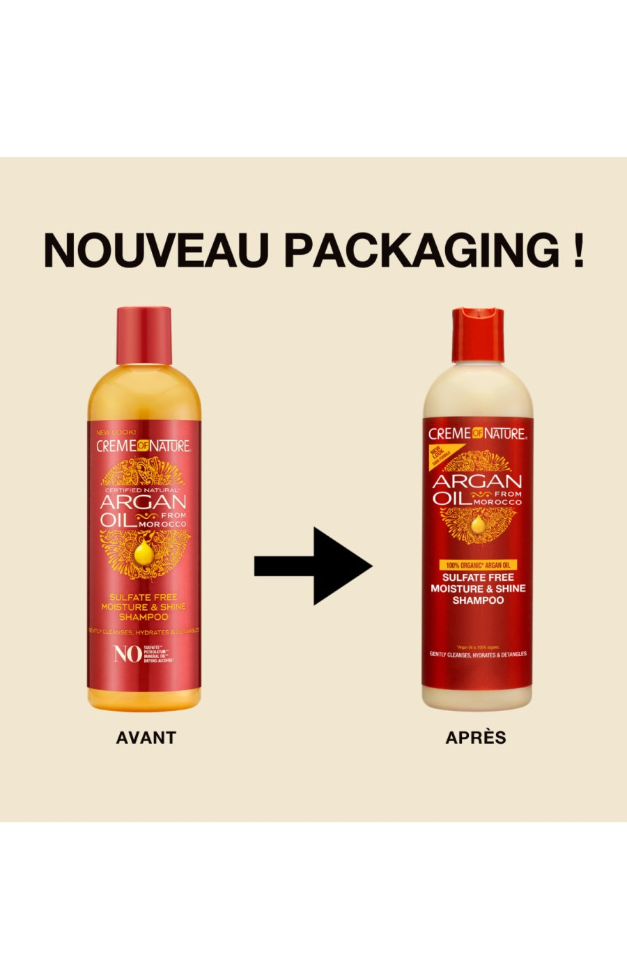 Shampoing hydratant - Huile d'argan du Maroc - 350 ml