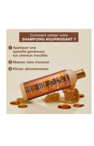 Shampoing nourrissant - Miel - Cheveux bouclés à texturés