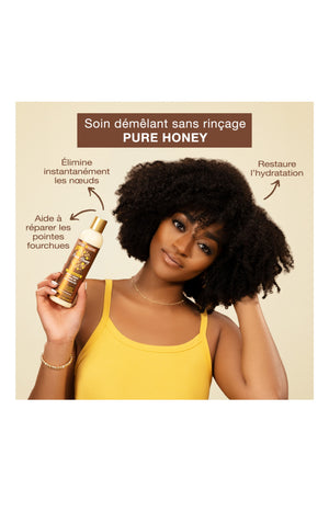 Soin démêlant sans rinçage - Miel - Cheveux secs ou déshydratés - 236 ml