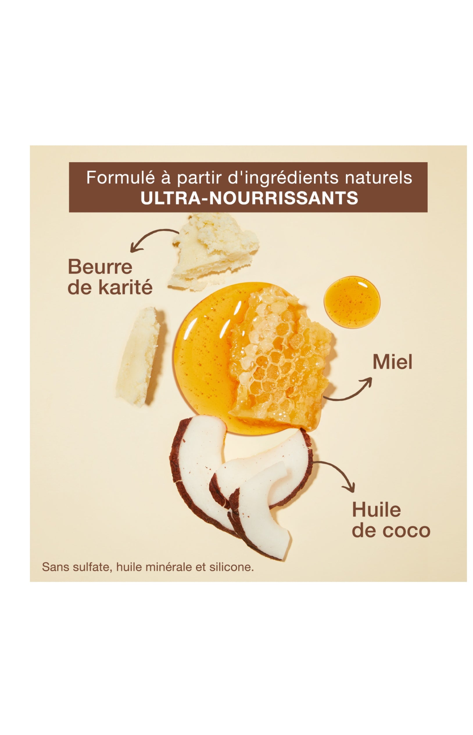 Activateur de boucles - Miel - Cheveux secs ou déshydratés - 310 ml