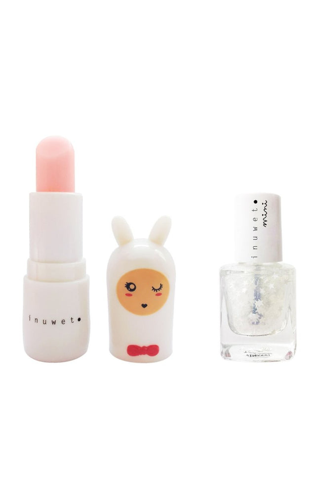 Baume à lèvres & vernis - Duo White - Enfant