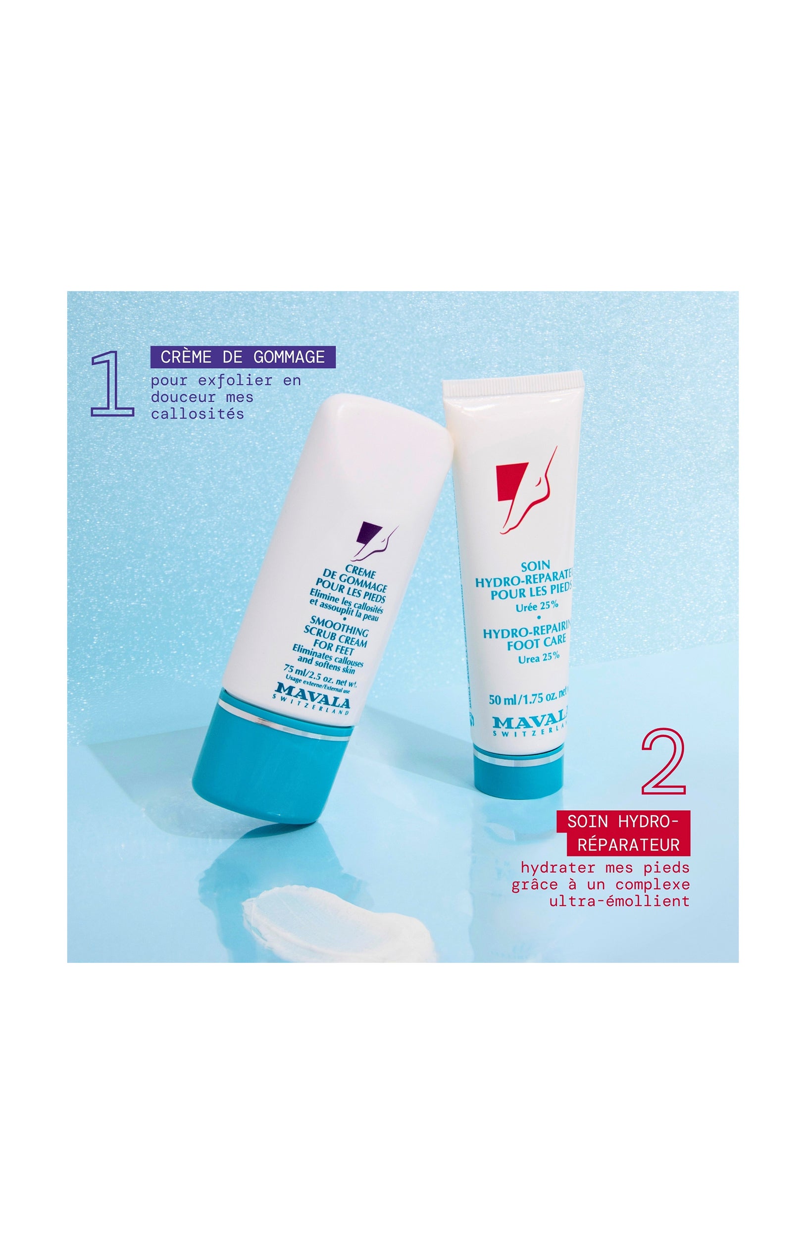 Kit duo - Pieds tout doux