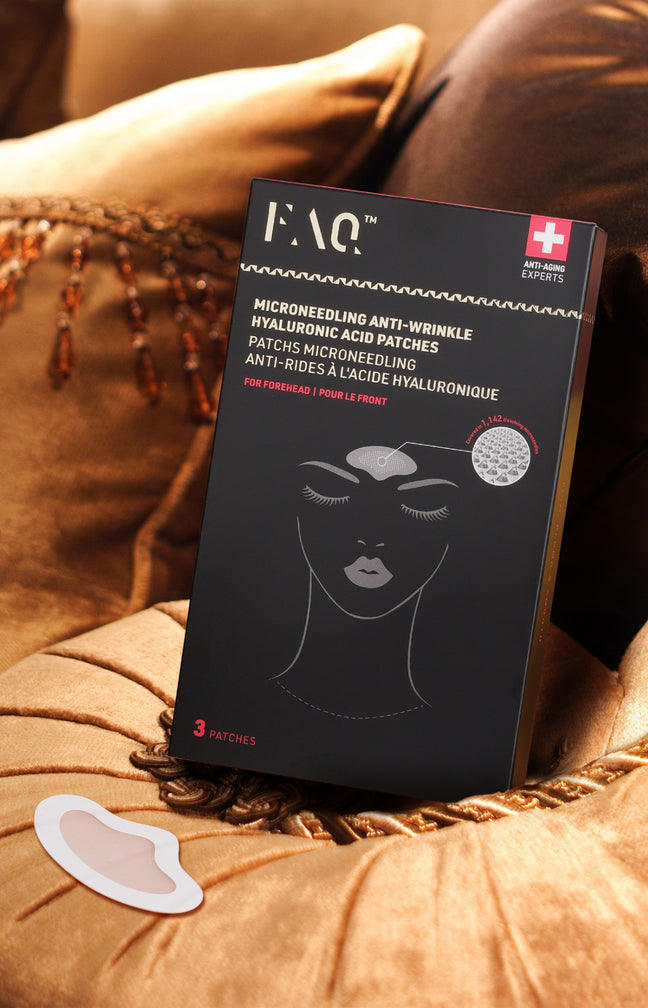 FAQ™ patchs microneedling pour le front - Acide hyaluronique - 3 paires
