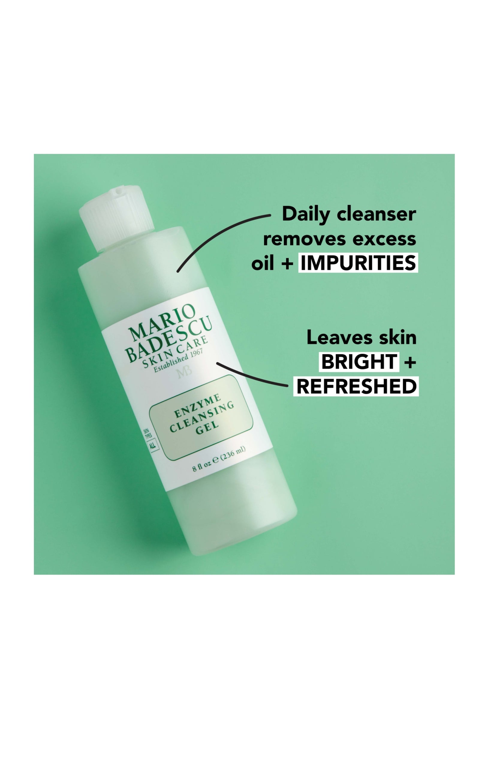 Gel nettoyant - Enzyme - 236 ml