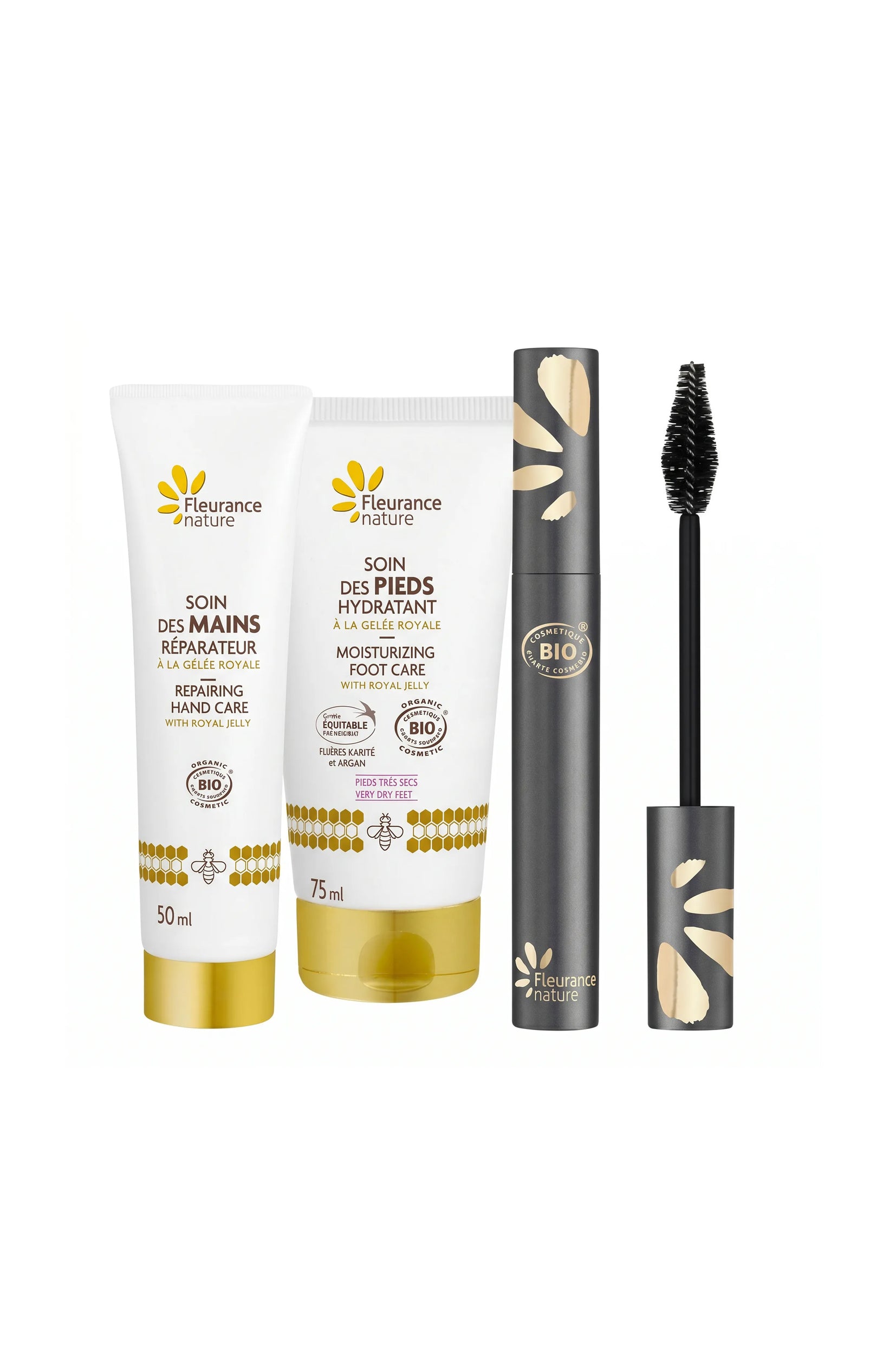 Lot soins réparateurs bio mains & pieds - Gelée royale