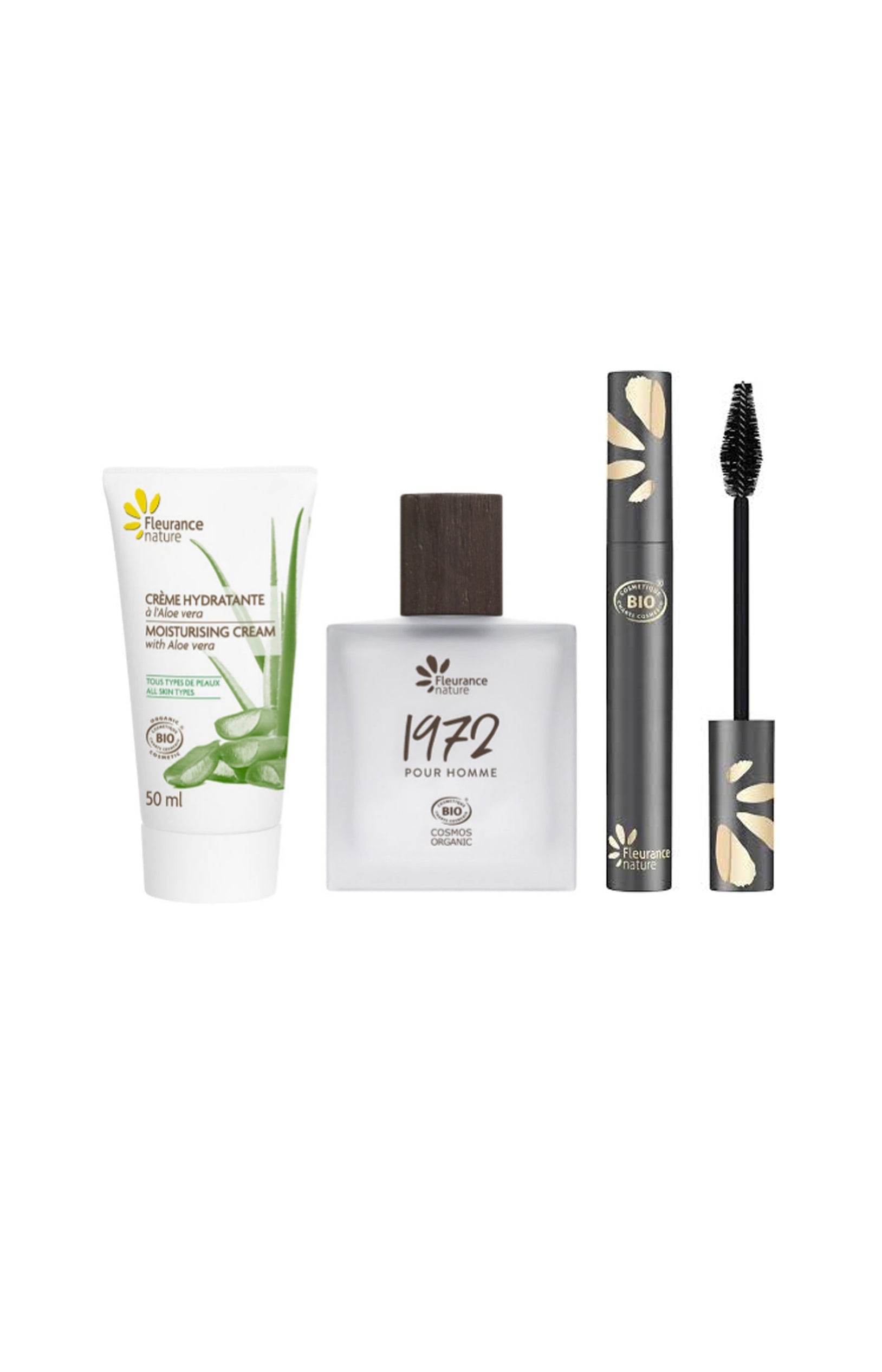 Lot eau de toilette & crème hydratante bio - Homme - 2 x 50 ml
