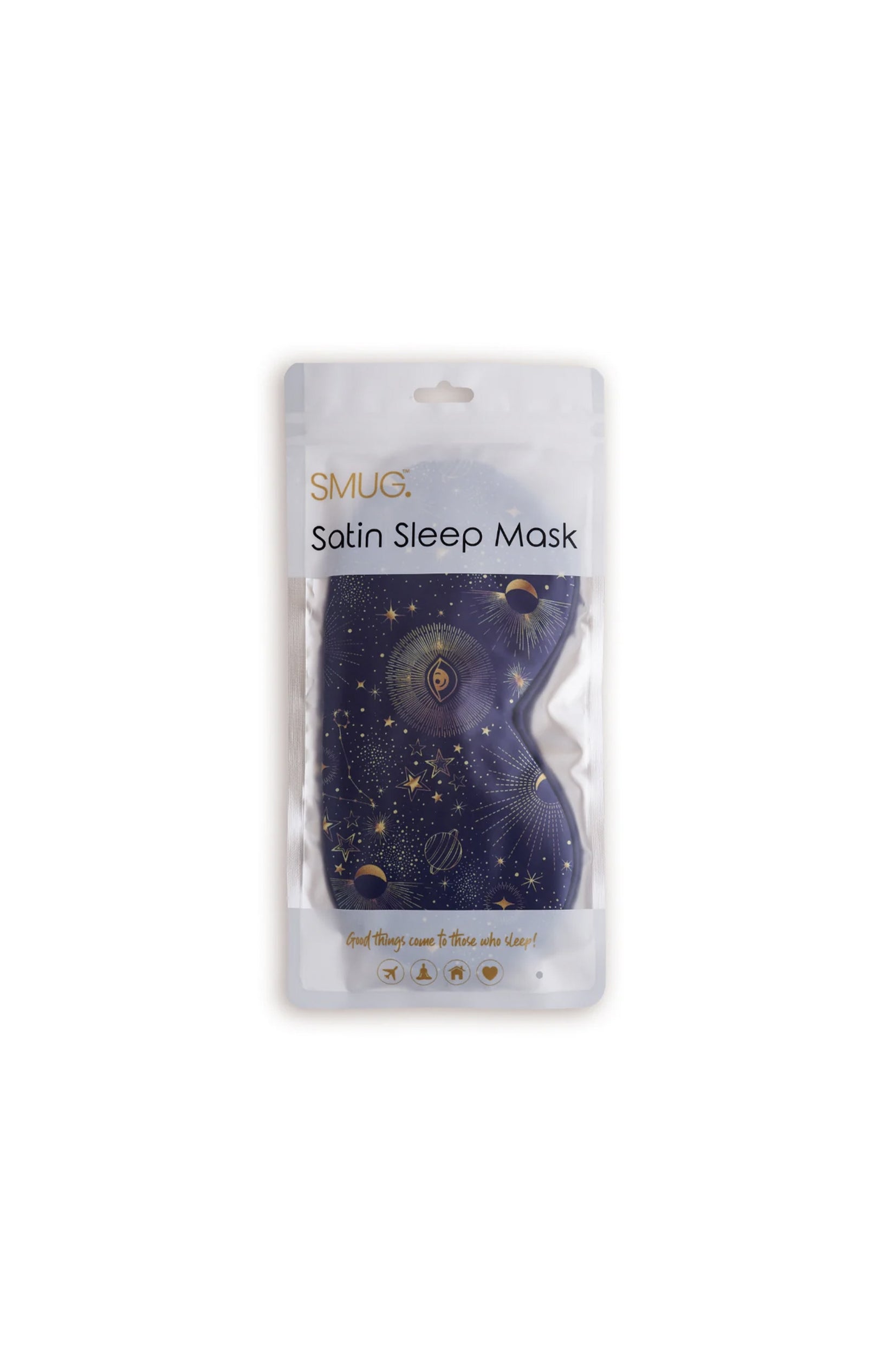 Masque de sommeil - Satin - Bleu céleste