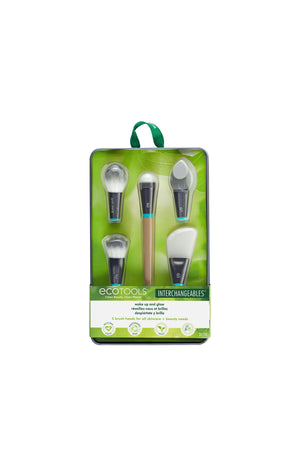 Set de 5 pinceaux interchangeables - Wake Up and Glow - Teint