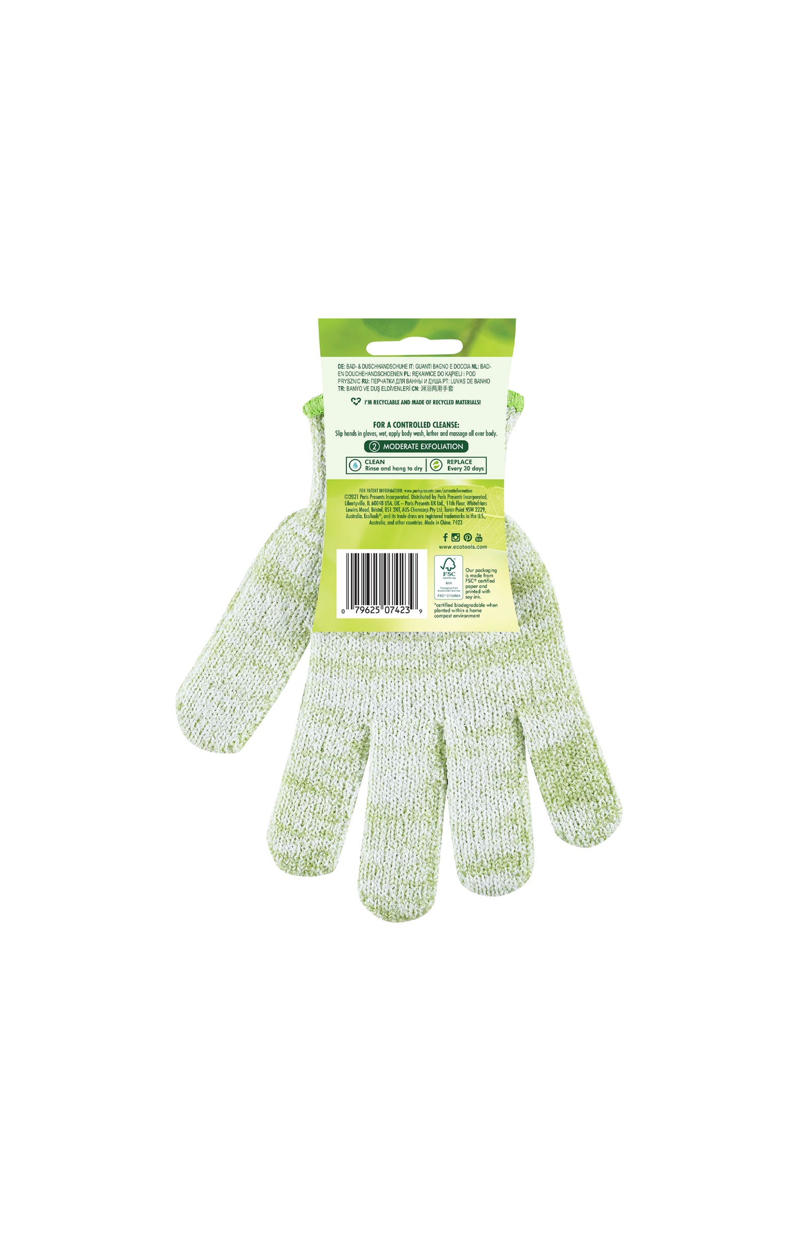 Gants exfoliants vegan - Coloris aléatoires - Corps
