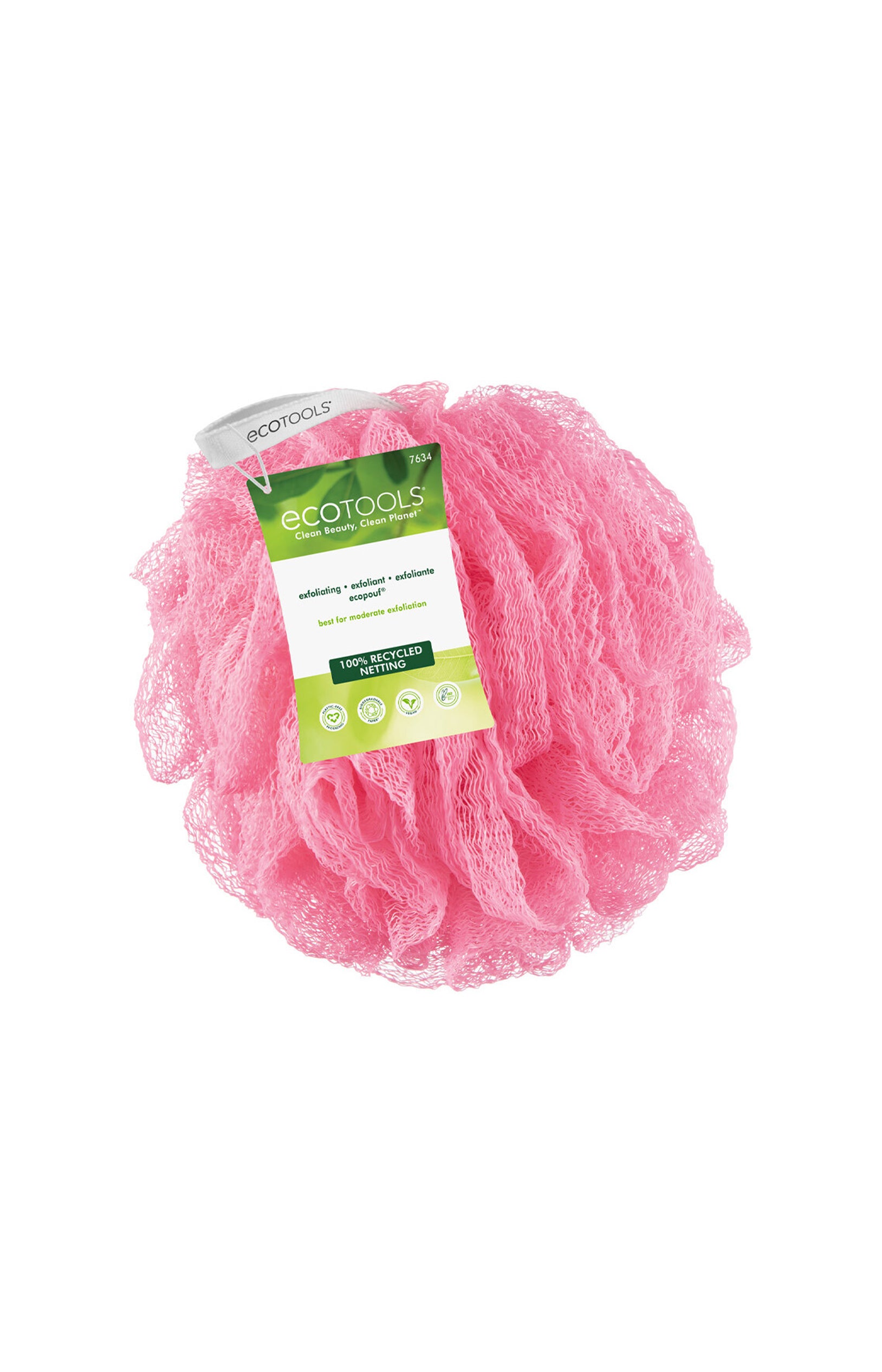 Fleur de douche exfoliante - Ecopouf - Rose - Corps