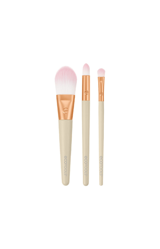 Kit de 3 pinceaux - Format voyage - Teint & yeux