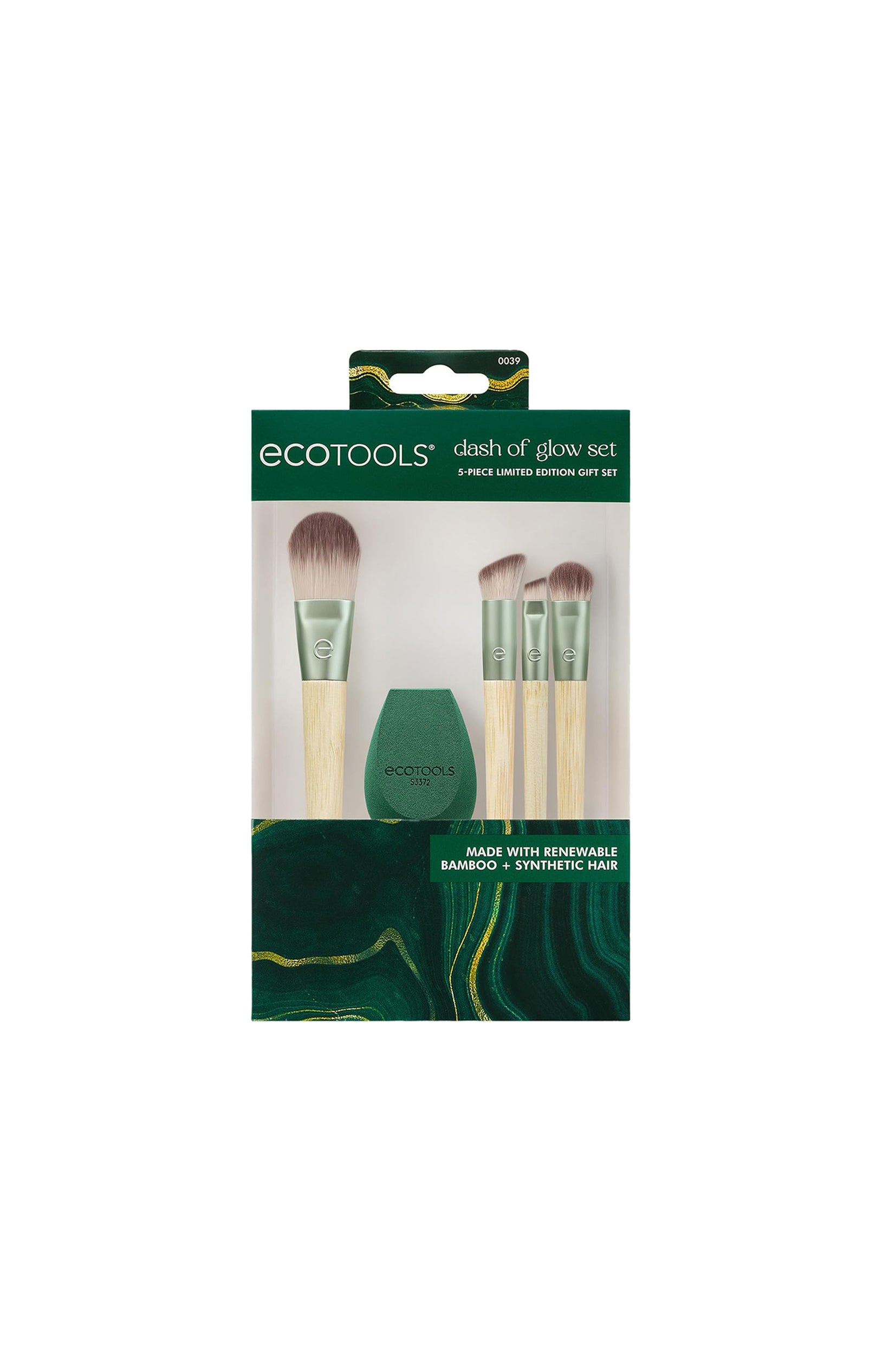 Set éponge et pinceaux - Teint & yeux - 5 pièces