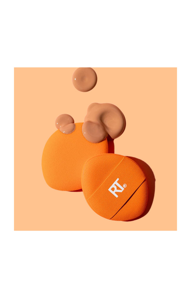 Trio mini houppettes - Orange