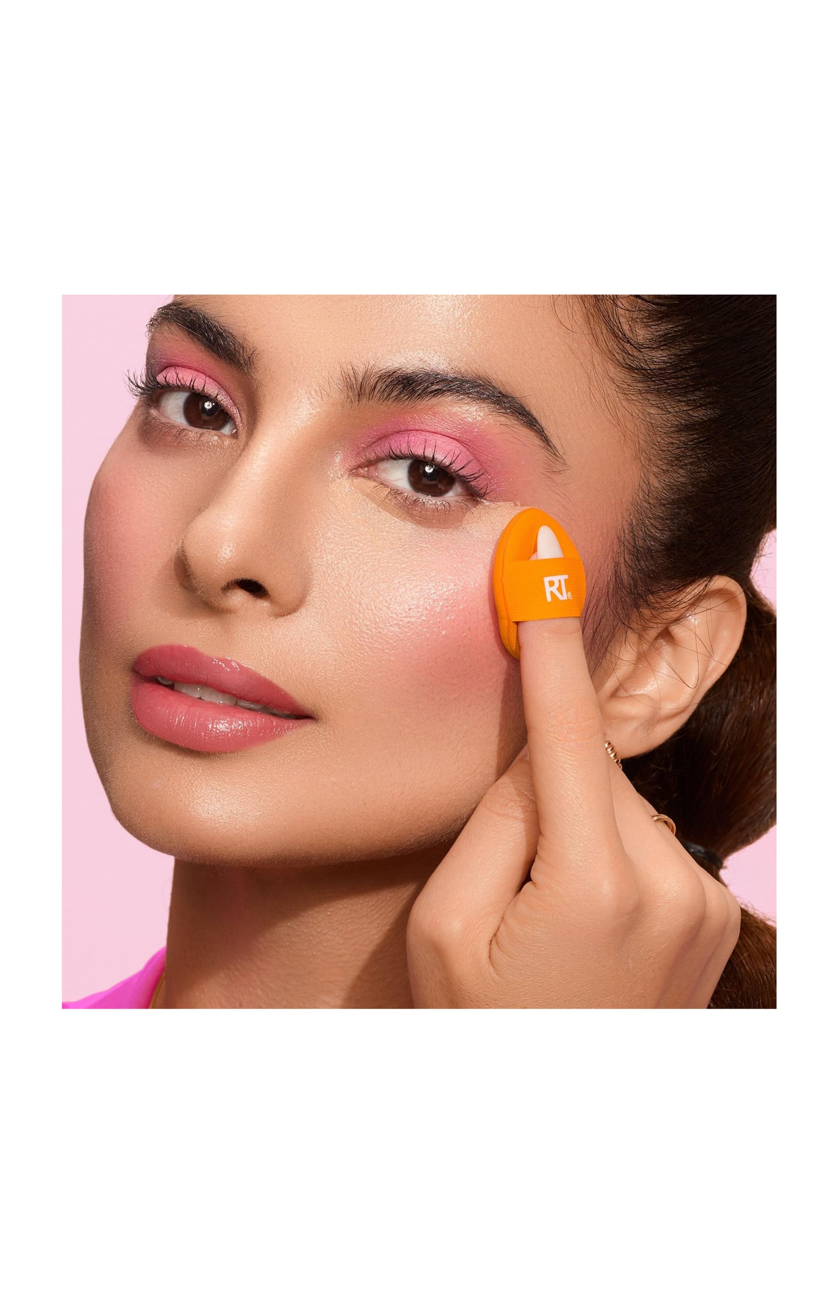 Trio mini houppettes - Orange