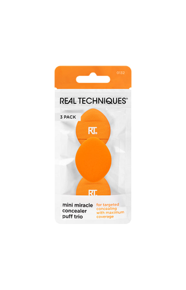 Trio mini houppettes - Orange