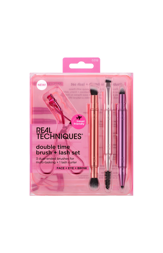 Set  - Pinceaux rétractables & recourbe cils